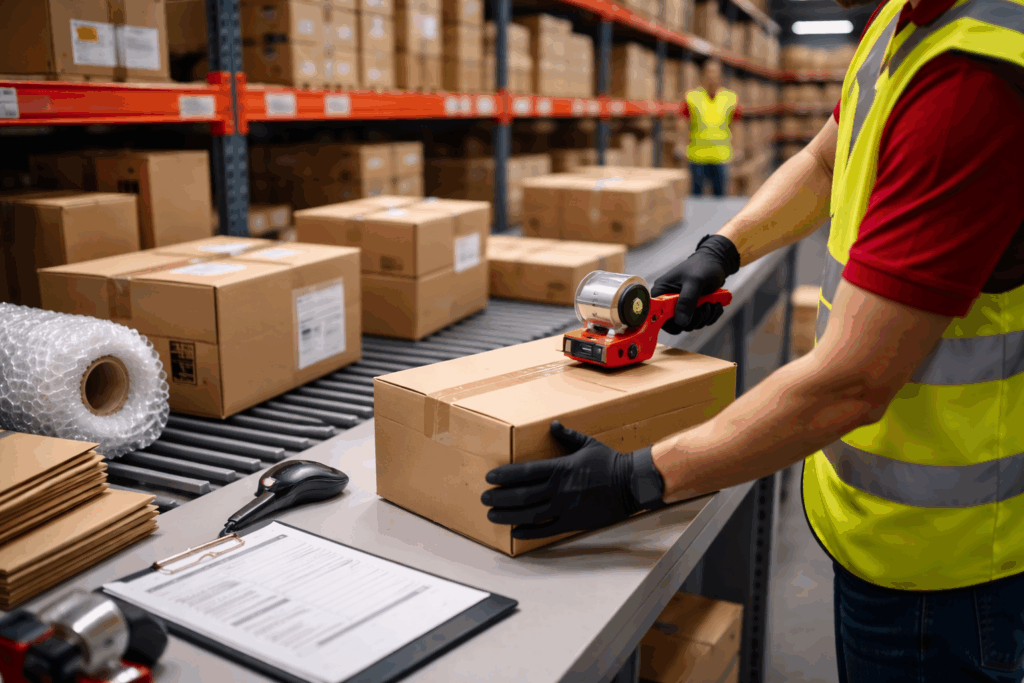 ecommerce fulfilment warehouse picking and packing orders
